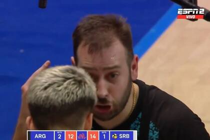 La impactante arenga de De Cecco en un momento de dudas del seleccionado argentino ante Serbia