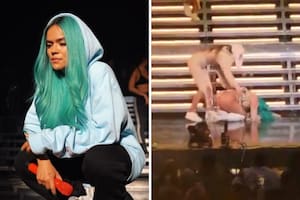 La impactante caída de Karol G en Miami se volvió viral