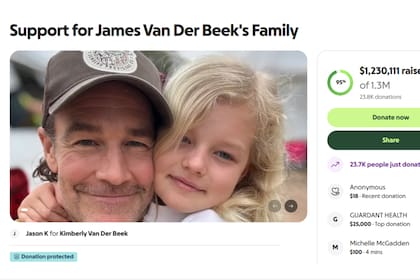 La impactante colecta tras la muerte de James Van Der Beek