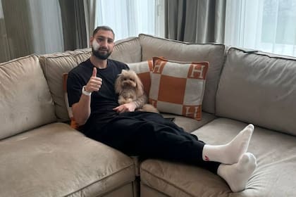 La impactante imagen de cómo quedó el rostro de Donnarumma tras la brutal patada que lo sacó de la cancha ante Mónaco (Foto/Instagram: @donnarumma)