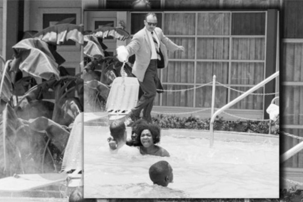 La impactante imagen tomada el 18 de julio de 1964 en un motel de la ciudad de San Agustín, en Florida