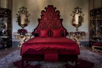 La imponente decoración del dormitorio principal