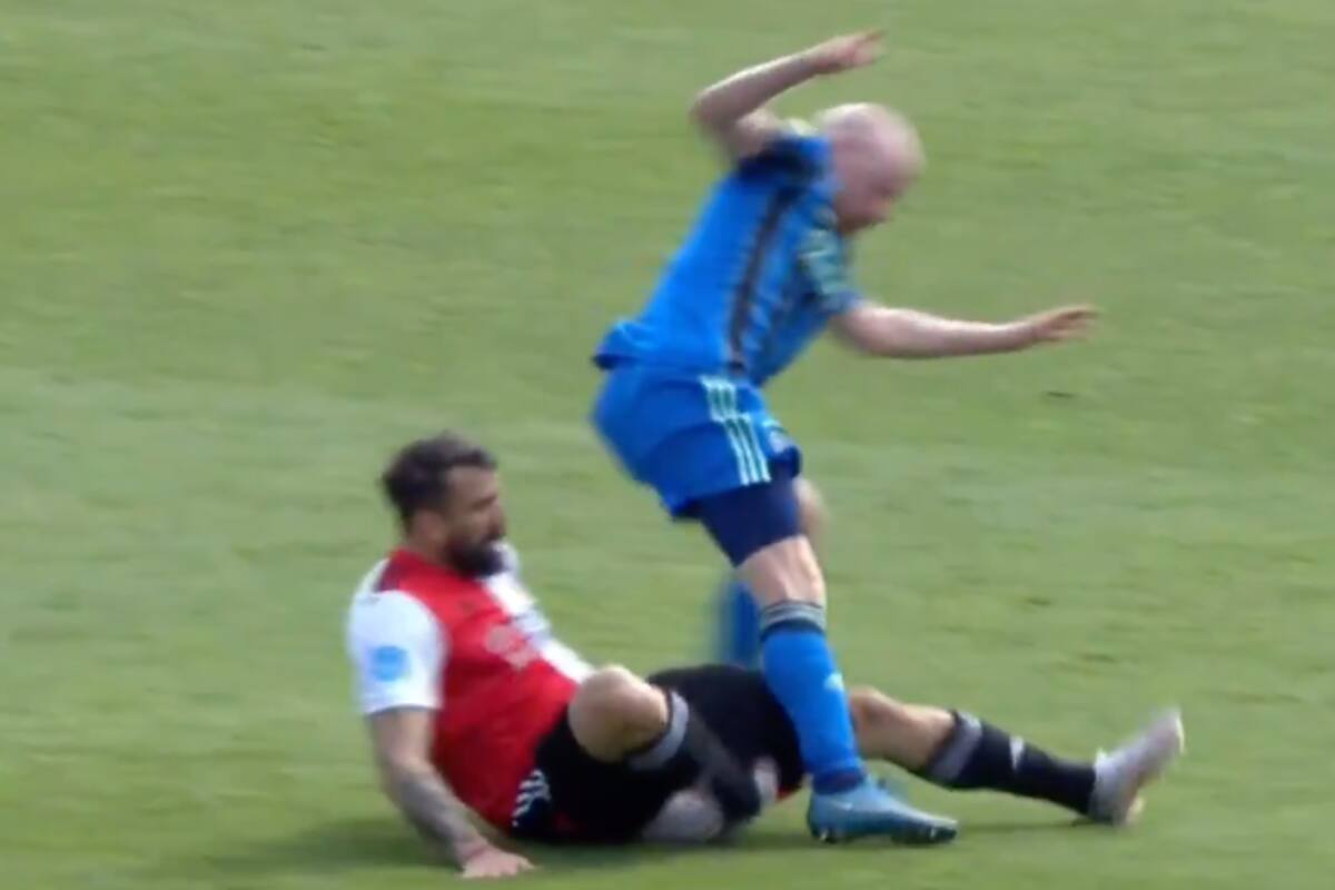 La impresionante imagen del tobillo de Pratto