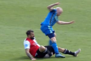 La impresionante imagen del tobillo de Pratto