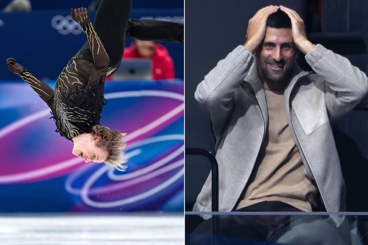La impresionante performance del patinador Malinin que desató la ovación de Djokovic en los Juegos Olímpicos de Invierno.