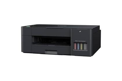 La impresora DCP-T220 es el modelo de entrada de Brother para el público hogareño, y dispone solo de conectividad cableada USB