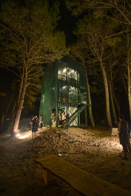 La inauguración del mirador en Pinamar Norte
