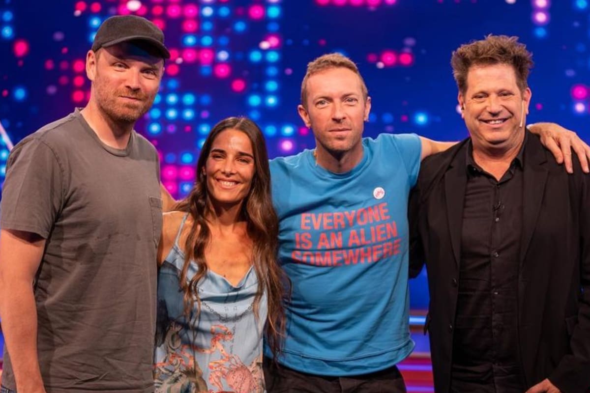 La increíble reflexión de Chris Martin al hablar de Soda Stereo y De música ligera (Foto: Instagram / @bebecontempomi)