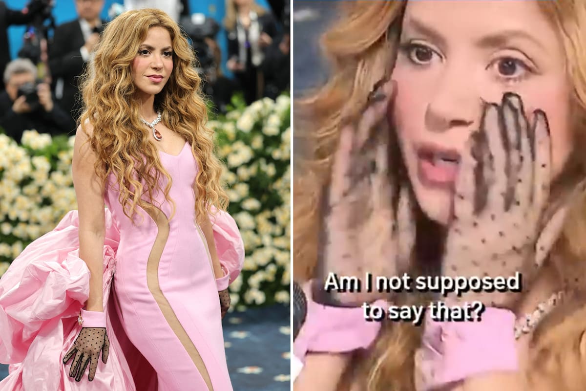 La indiscreción de Shakira en la Met Gala: la cantante habló de más y se dio cuenta cuando ya era tarde