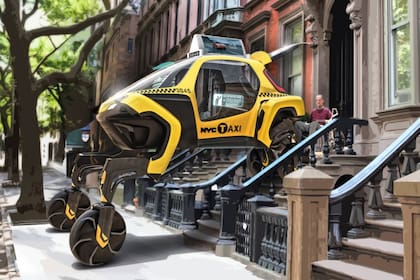 La industria piensa en autos que pueden elevarse para facilitar el ingreso de pasajeros con problemas de movilidad