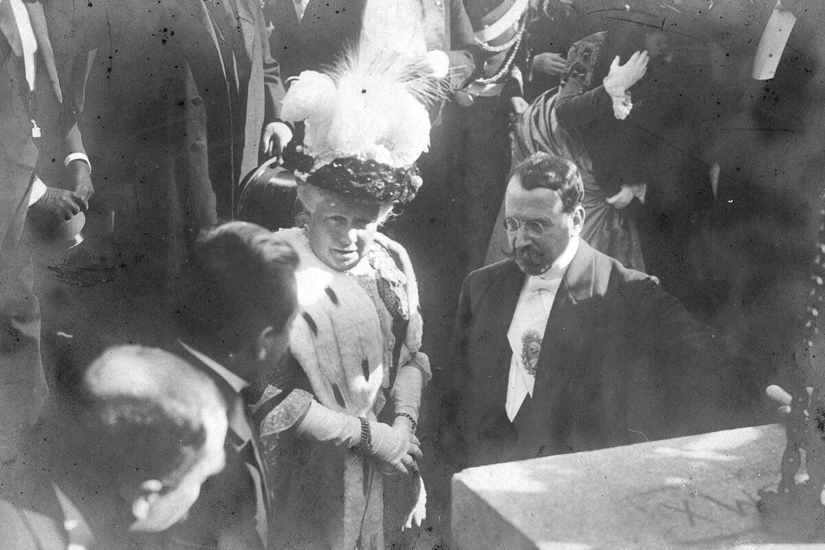 La infanta, de España a la Argentina en 1910