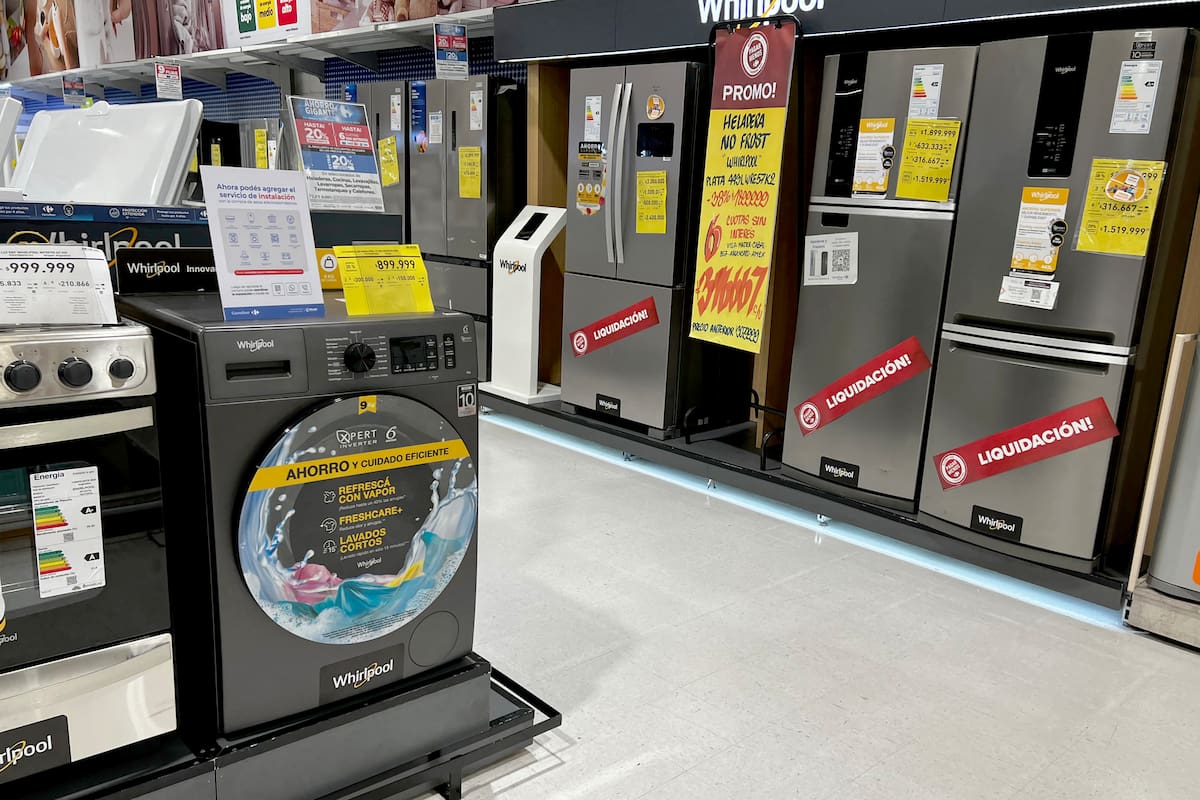 La inflación acumulada en el último año para los bienes de consumo masivo fue del 40,8%, mientras que la de los bienes durables alcanzó apenas el 23,7%