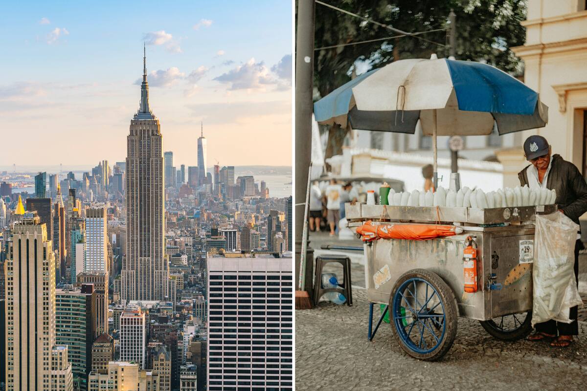 La inflación y los costos de importación transforman el ritual cotidiano del café al paso en Midtown Manhattan