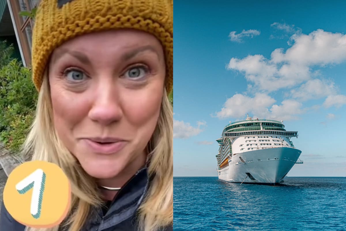 La influencer actualmente vive la mitad del año en cruceros