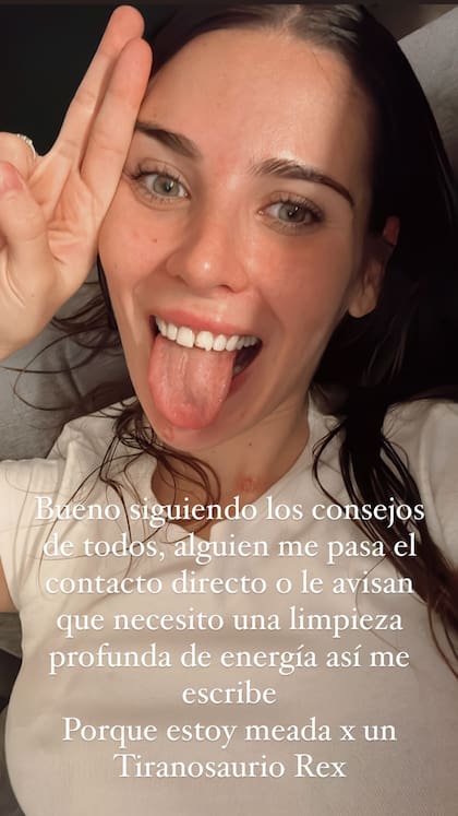 La influencer aseguró que necesita "una limpieza profunda de energía"