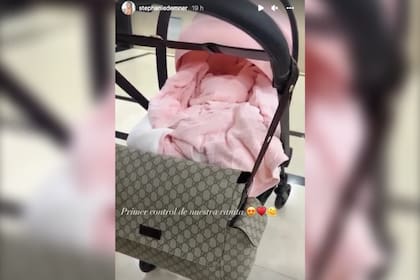 La influencer compartió el primer control de Arianna (Foto: Instagram @stephaniedemner)