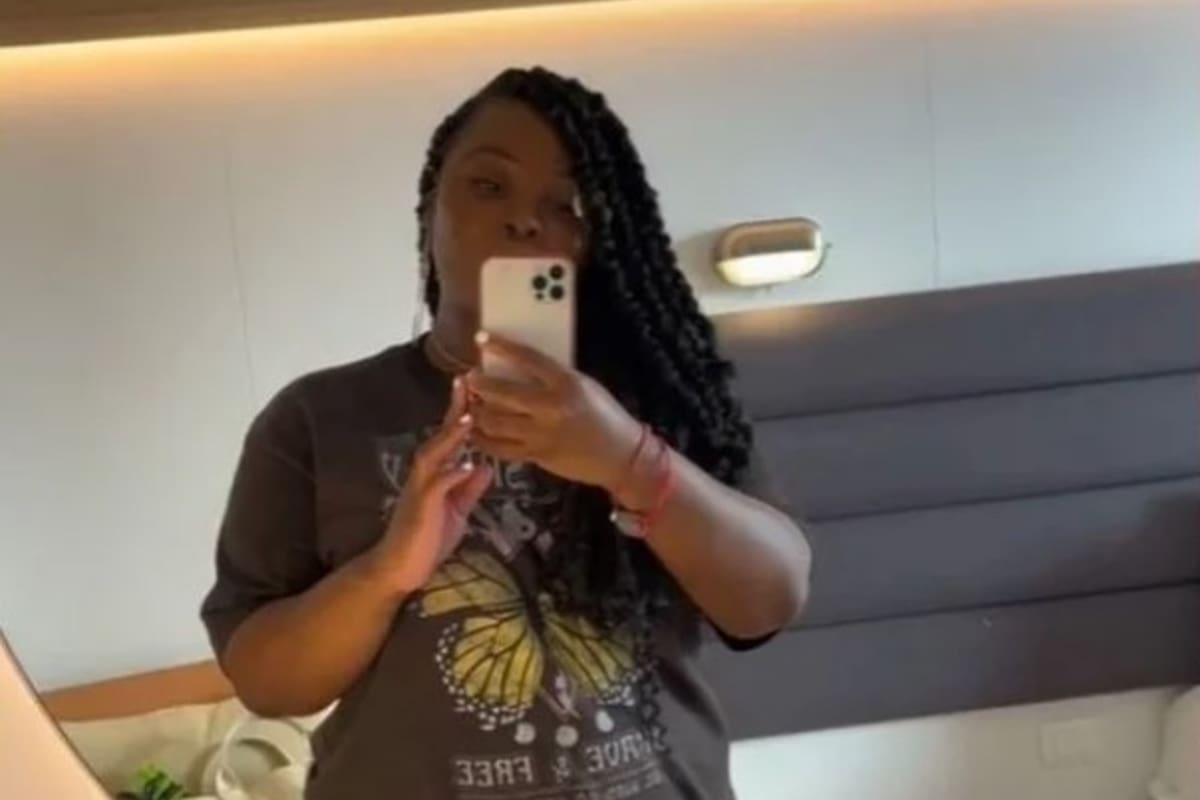 La influencer de viajes mostró algo que le llamó la atención.