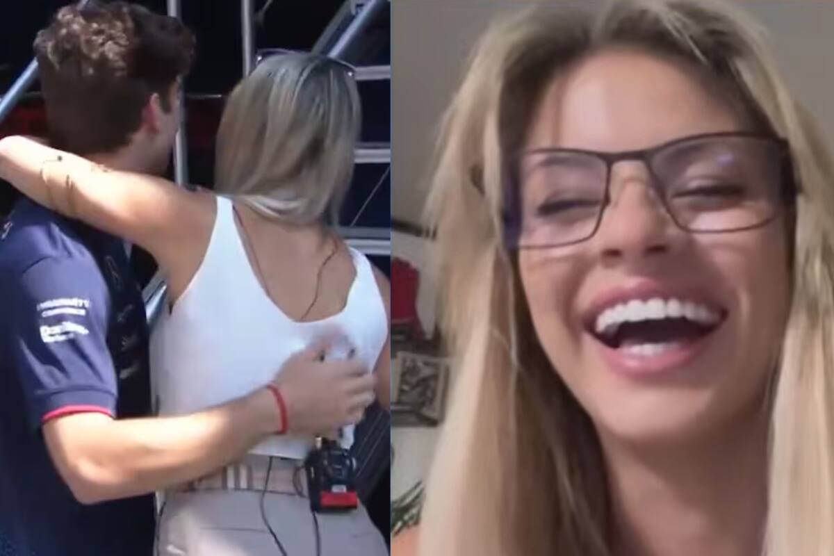 La influencer española que entrevistó a Franco Colapinto en la Fórmula 1