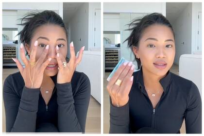 La influencer lloró al reflexionar sobre lo que la green card significaba para ella y para su vida