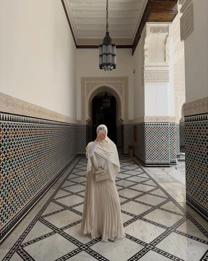 La influencer marroquí eligió preservar su intimidad (Foto: Instagram @rima.edbouche)