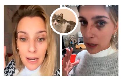 La influencer reveló los pormenores de los sucedido con su mascota Toyo y mostró las secuelas de su reacción