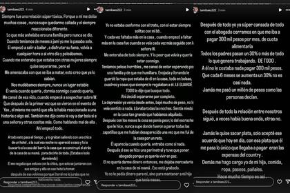 La influencer se refirió a cómo fue su relación con L-Gante y la crianza de su hija Jamaica (Foto: Instagram @tamibaez222)