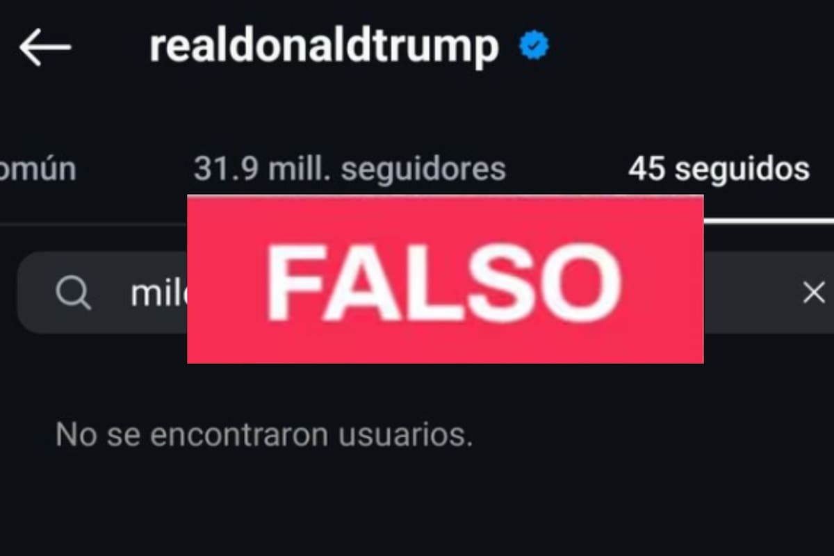 La información en cuestión resultó ser falsa