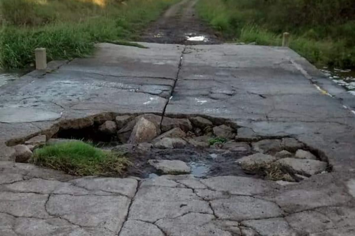 La infraestructura rural genera pérdidas si está en mal estado