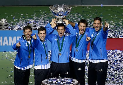 El equipo argentino de la Copa Davis que hizo historia al obtener la ensaladera de plata en 2016