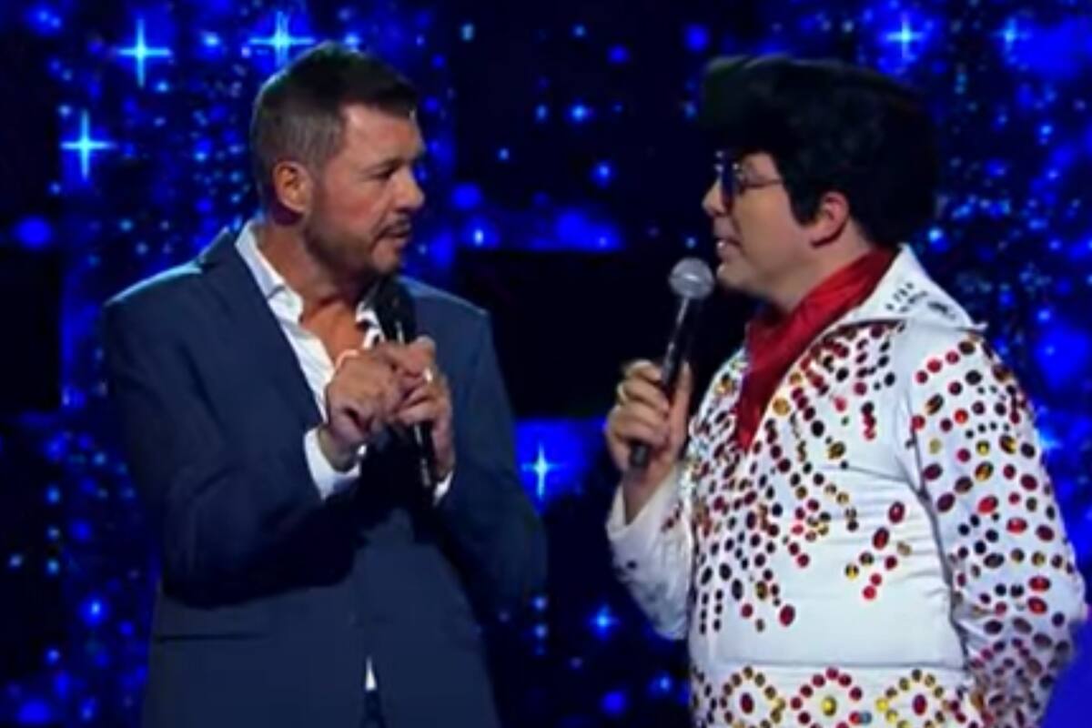 La insólita escena que protagonizaron Marcelo Tinelli y Cristian Castro en Canta conmigo ahora
