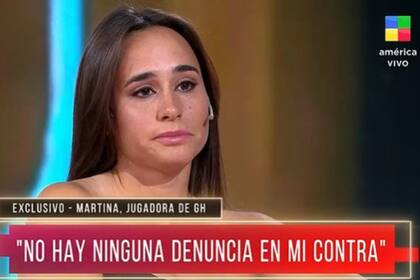 La insólita pregunta en vivo de Nazarena Vélez a Martina de Gran Hermano y sorprendió a todos