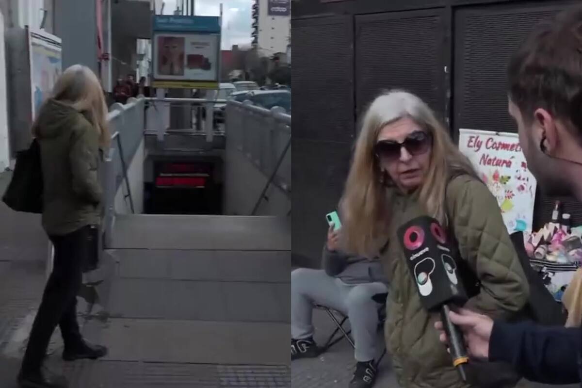 La insólita respuesta de una mujer ucraniana en vivo al enterarse del paro de subtes