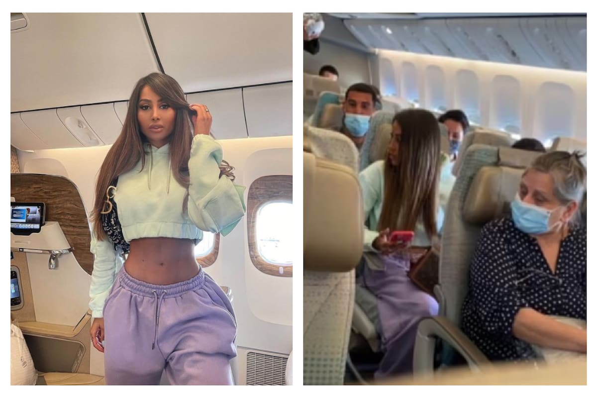 La instagramer fue escrachada por un seguidor