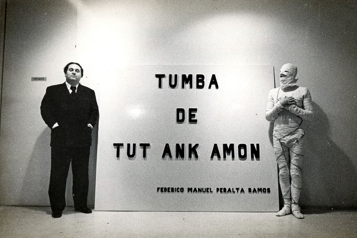 La instalación de Peralta Ramos, parte de la exposición Creencias y supersticiones de siempre