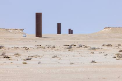 La instalación de Richard Serra en la reserva natural Brouq
