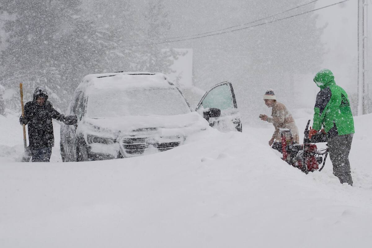 La inteligencia artificial destacó a seis ciudades más propensas a otras a recibir nieve (AP Foto/Brooke Hess-Homeier)