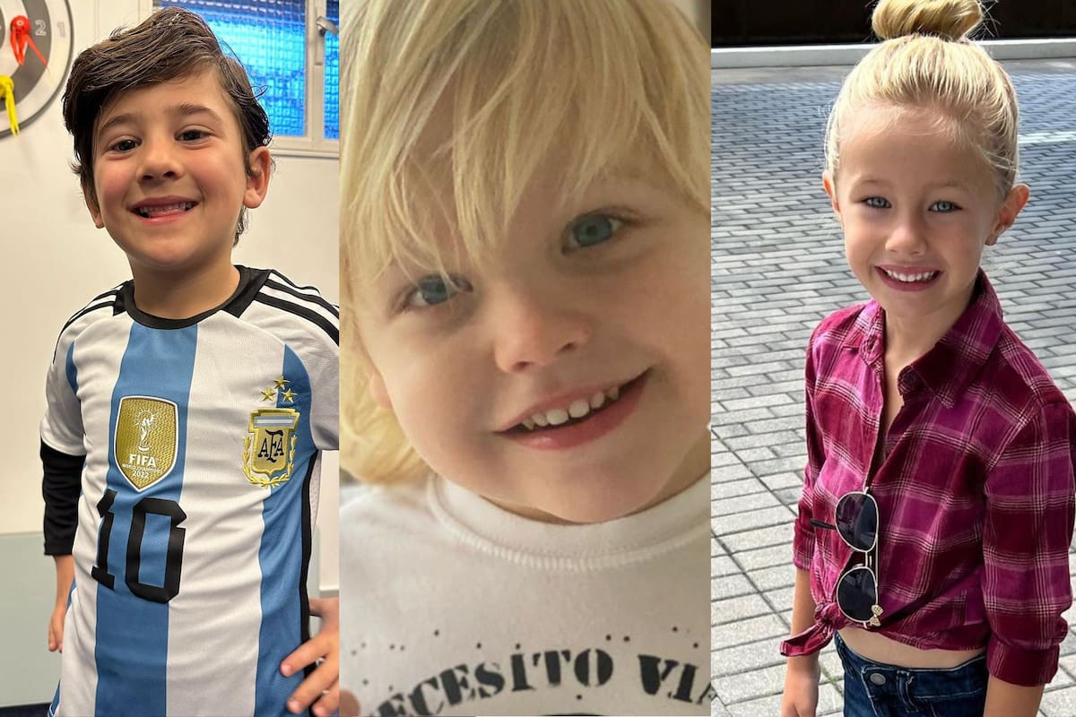 La inteligencia artificial mostró cómo se verían Ciro Messi, Mirko y Matilda Salazar si fueran adultos
