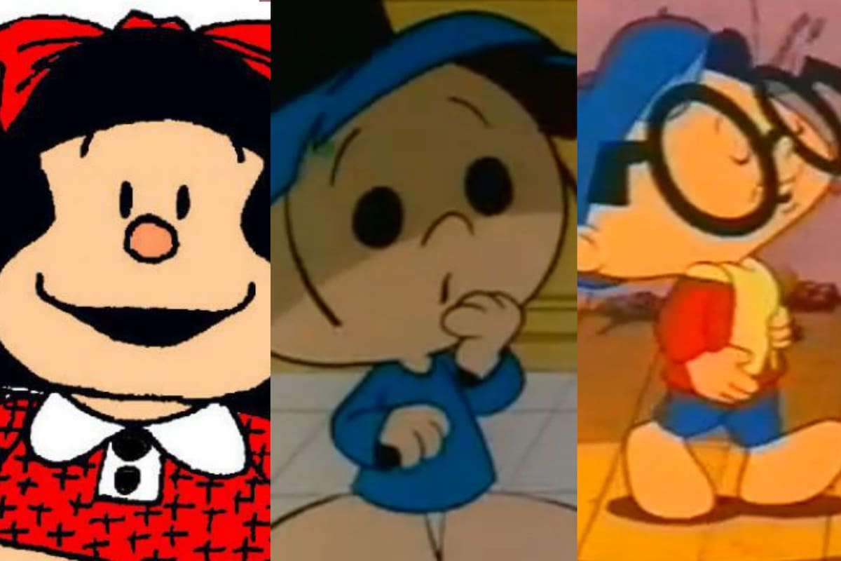 La inteligencia artificial mostró cómo se verían Mafalda, Hijitus y Anteojito en la vida real