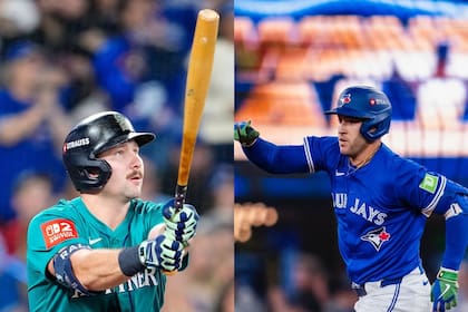 La Inteligencia Artificial mostró quién es uno de los favoritos para llegar a la Serie Mundial de las Grandes Ligas (Instagram/@mariners - @bluejays)