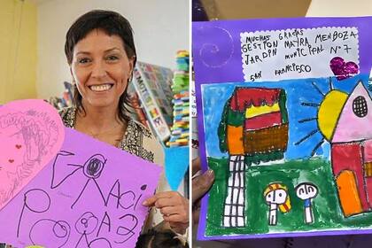 La intendenta Mayra Mendoza, haciendo campaña política en escuelas de Quilmes