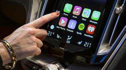 La interfaz de Apple Carplay