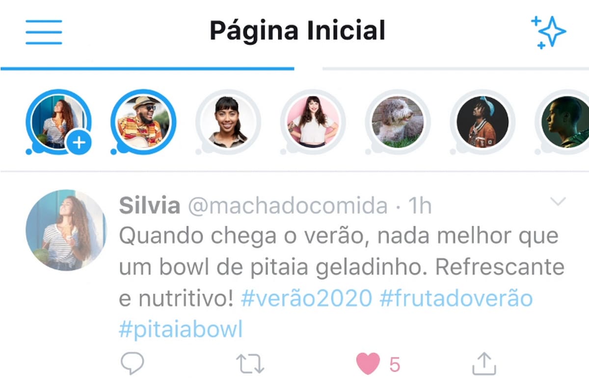 La interfaz para ver los fleets de Twitter se asemeja al aspecto que tiene Stories de Instagram y Snapchat