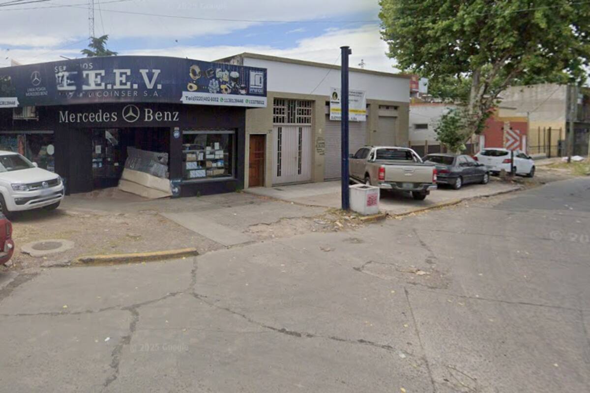 La intersección de Salta y Balbín, en Merlo, donde ocurrió el hecho