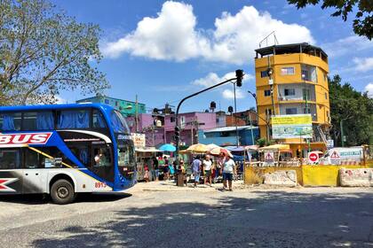 La intersección donde denuncian que se producen los robos