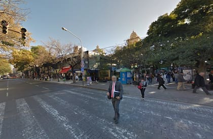 La intersección entre 27 de Abril y Obispo Trejo, donde Alma Celeste fue vista por última vez