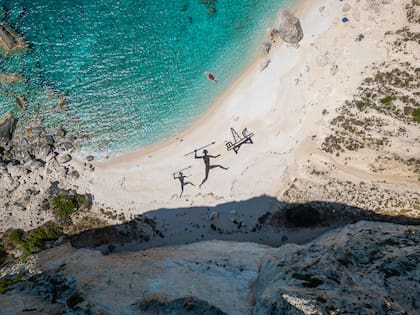 La intervención en la playa alcanzó los 500 metros cuadrados
