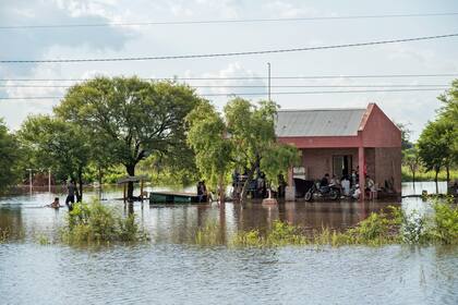 La inundación afectó a varias comunidadades chaqueñas