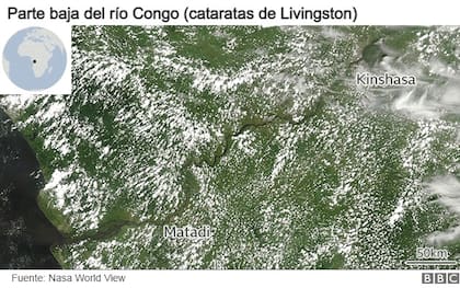 La inundación de diciembre de 2019 provocó que 70.000 metros cúbicos de agua por segundo pasaran por Kinshasa y fue la responsable de empujar sedimentos hacia la cabecera del cañón en alta mar