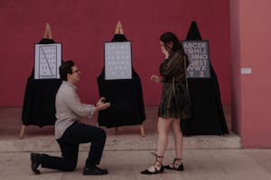 La inusual propuesta de casamiento que causó furor en TikTok (Foto: captura TikTok/@andreazunv)