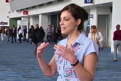 La investigadora Natalia Laufer